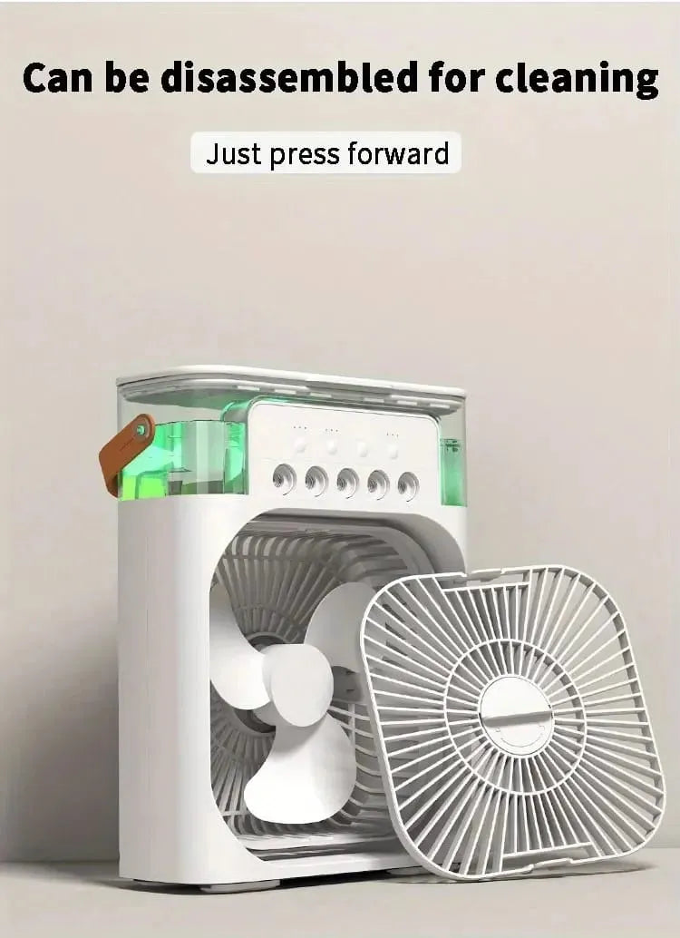 4 In 1 Fan Air Cooler with Humidifier & Night Light | Mist Fan