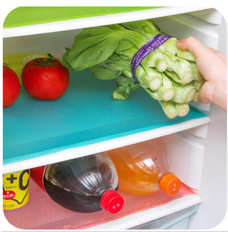4pcs Fridge Mats, Refrigerator Liners Sheet –