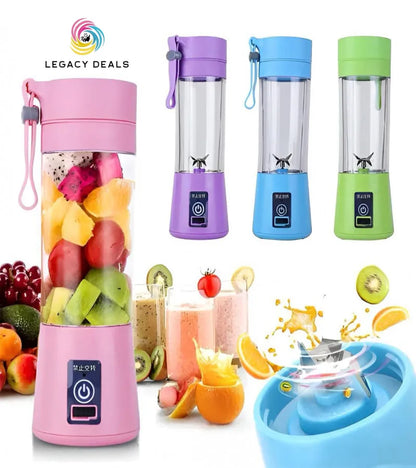 Legacy Deals Mini Electric Juicer Blender Machine 380ml